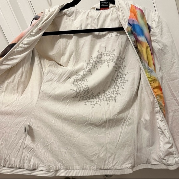 GSUS SINDUSTRIES Lined Windbreaker Full Zip Hoodie Watercolor Colorful Blur S - Picture 12 of 12